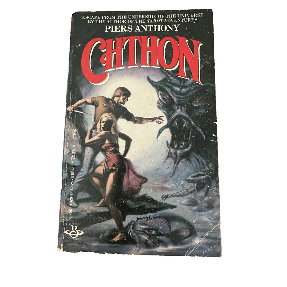 Chthon Piers Anthony PB Berkley Books edition 1982 Psychological Science Fiction